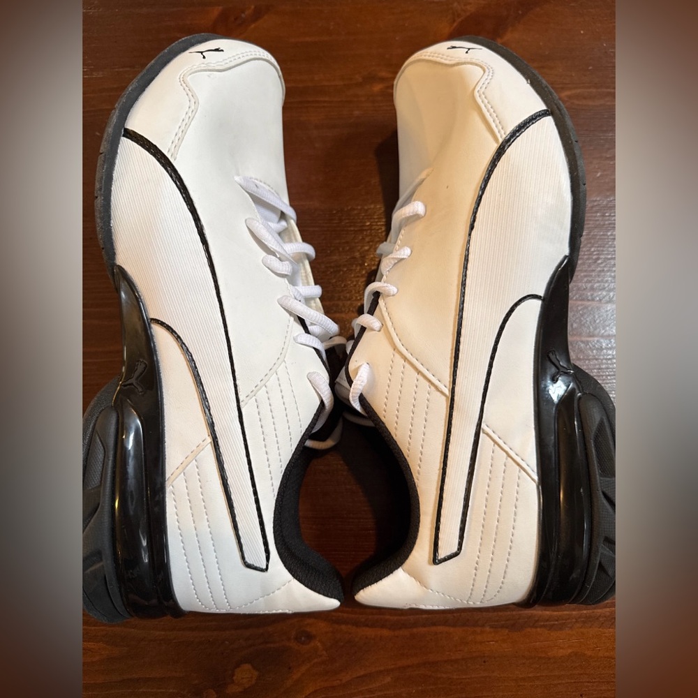 Puma Super Levitate Running‎ Shoes White Black 19097401 Men 8